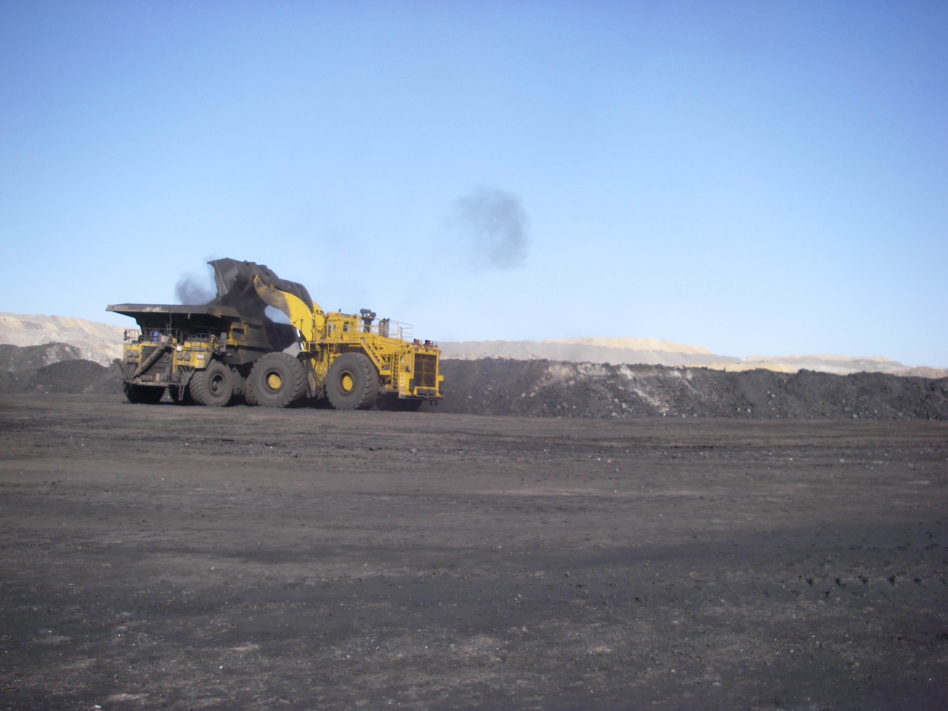 Loading Coal into Dump Truck